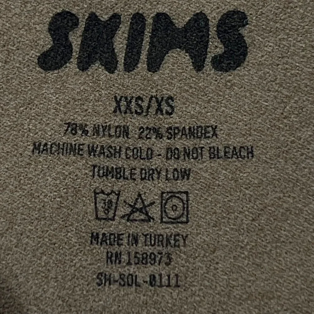 SKIMS Solution Short #2 NEW Shapewear Right Leg Exposed Oxide‎ XXS/XS